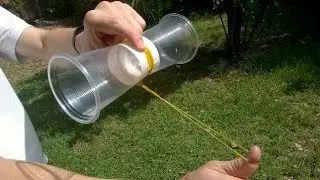 How to make Cup Gliders.(diy Magnus Effect plane)