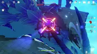 Genshin Impact Fight StormTerror Dvalin Level 60 World 4