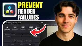 How To Prevent DaVinci Resolve From Render Crashing (Tutorial 2026)