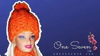 DIY Crochet Barbie Hat & Scarf: Easy Doll Clothes Tutorial! 🧣🧶