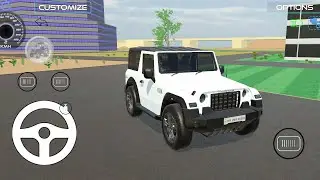 mahindra thar Car wala game video | Indian vehicles simulator 3d | Android gameplay malayalam