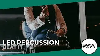 LED PERCUSSION | Unique percussion entertainer for hire at weddings and events | Beat It Cover