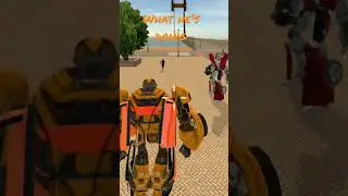 i'm kill by red robot  car in rise of steel😥