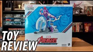 Marvel Legends Hawkeye with Sky-cycle - Toy Review!