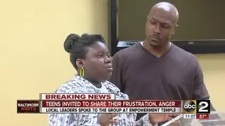 Baltimore teens talk about riots, unrest