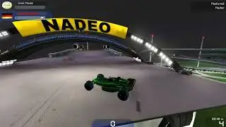 Trackmania United Forever - Gold Medal on Black Platform Track (PlatformE)