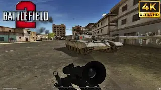 Battlefield 2 Project Reality Mod 50 vs 50 4k gameplay