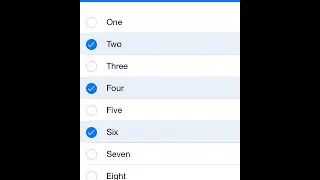 iOS Tutorial- Add check buttons on table view (UITableView)