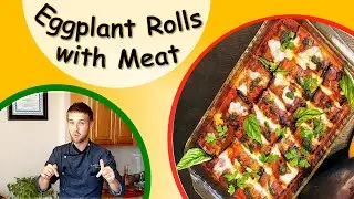 How to Make Easy, Tasty -Italian Eggplant Rolls with meat & Mozzarella