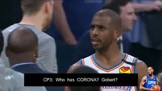 Chris Paul Finds Out Rudy Gobert Tested POSITIVE For CORONA VIRUS