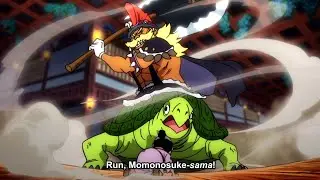 One piece 1006  - King orders Tobi Robo to kill Momonosuke - Yamato saves Momonosuke from death