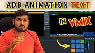 How To Add Zoom in Zoom Out Ticker In Vmix | How To Add Animation Text In Vmix