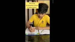 Offline exam after lockdown