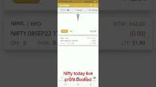 today nifty profit book ed live in option trading scalping