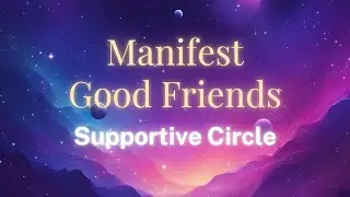 Manifest Good Friends & Build a Supportive Circle 🌟 Powerful Affirmations for Positive Connections 💖