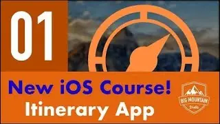 Introduction - Part 1 - Itinerary App (iOS, Xcode 9, Swift 4)