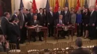 Trump, China sign 'Phase 1' of trade deal