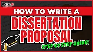 Crafting a Dissertation Proposal: A Step-by-Step&nbsp;Guide || WritersER