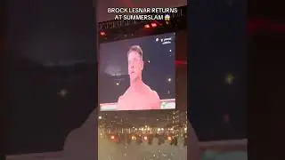 BROCK LESNAR RETURNS AT SUMMERSLAM 😱 #wwe #brocklesnar #johncena #summerslam