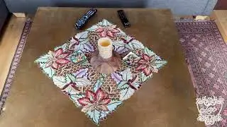 Cut Work Fall Leaf Table Topper 23
