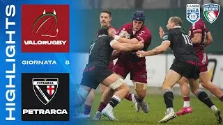 VALORUGBY - PETRARCA | Giornata 8 | SOLADRIA Serie A Elite | Highlights