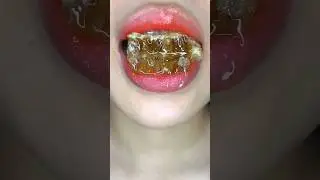 ASMR Eating Sounds: Gummy Candy & Honeycomb Crunch Challenge USA Food Edition!