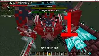 Ignis vs moddod bossos Minecraft Mob Battle