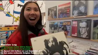 $100 Led Zeppelin Vinyl Challenge in Brussels!! What will we find ?