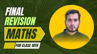 Class 10th maths marathon - Final Revision LECTURE -1 | Board Exam-2026 Preparation 