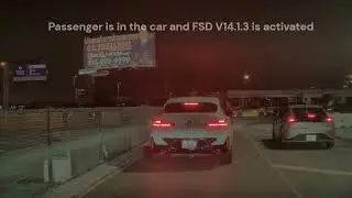 Tesla FSD V14.1.3 Self Driving LAXit Zones for Uber & Lyft pickup