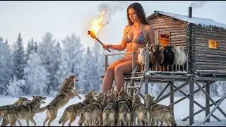 90-Year-Old Woman Faces Massive Wolf Pack to Rescue Her Herd in -71&deg;C Siberia | Extreme Survival