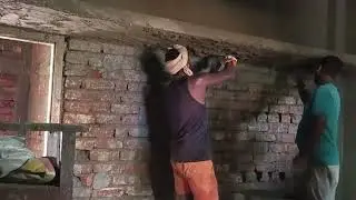 Techniques of Loft Plastering_1BHkKitchen Lintel Slab Properly Plastering| Slab Plastering