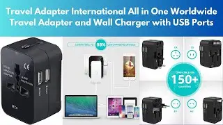 BUY LINK HERE: Rts Universal Travel Adapter, International All in One
