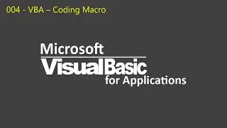 Excel VBA - Coding Macro