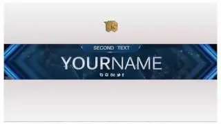 BSDESIGN ▲ Blue Theme | FREE 2D Banner Template