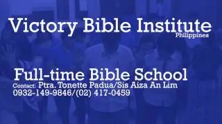 Victory Bible Institute Philippines Plug (Jan 2013)