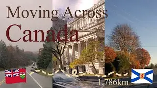 Journey Across 1/2 Canada | Chill Fall Moving Vlog