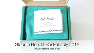 GlobeIn Benefit Basket Unboxing July 2016
