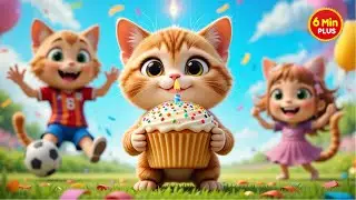 Cat Family Fun Compilation | Birthday Party, Soccer Game & More Adventures for Kids