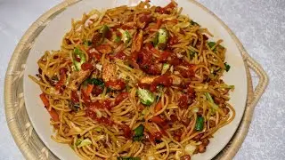 Chicken Spaghetti @NepaliFamilyKitchen