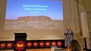 Shauntai Sherree Abdul-Rahman Wiradjuri Soprano #yes23 at St Kilda Town hall