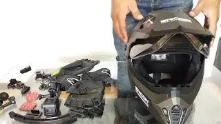 Helm supermoto sircon carglos helmet