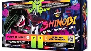 Red Apple Fireworks SHinobi 102 shots Compound Cake