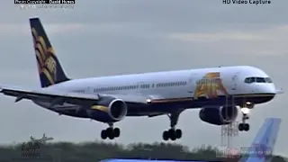ATA American Trans Air 757-300  MaxJet EOS CSA 737-500 skyeurope Nordic MD87 STANSTED 2006