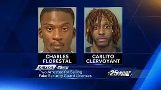 Two Arrested for Selling Fake Security Guard Licenses