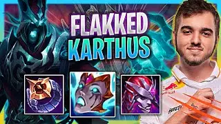 FLAKKED HARD CARRY WITH KARTHUS! | G2 Flakked Plays Karthus ADC vs Varus!  Season 2023