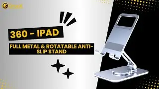 360 - iPad & iPhone Full Metal & Rotatable Anti-slip Stand | GrunX