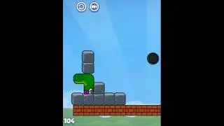 Eat the Apple 🍎 Level-104 Apple Worm #viral #appleworm  #gaming #game #gameplay