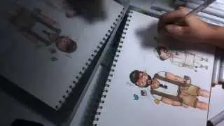 Copic markers (Speed Painting ) | @ispoOod