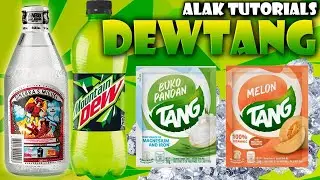 DewTang GIN MIX! Mountain Dew + Tang Melon + Tang Buko Pinoy Cocktail | Alak Tutorials 174